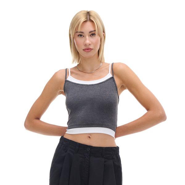 Cropp Cropp - Тениска - тъмносиво