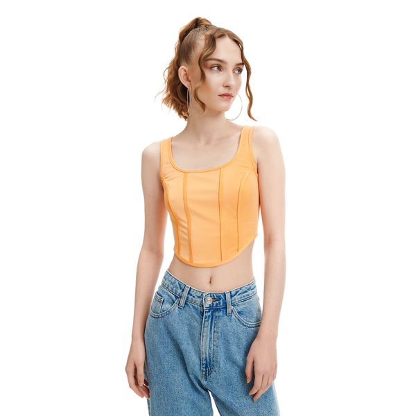 Cropp Cropp - Топ - праскова