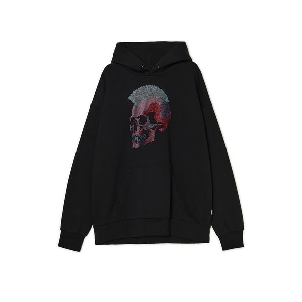 Cropp Cropp - Топ за джогинг с апликация - черeн