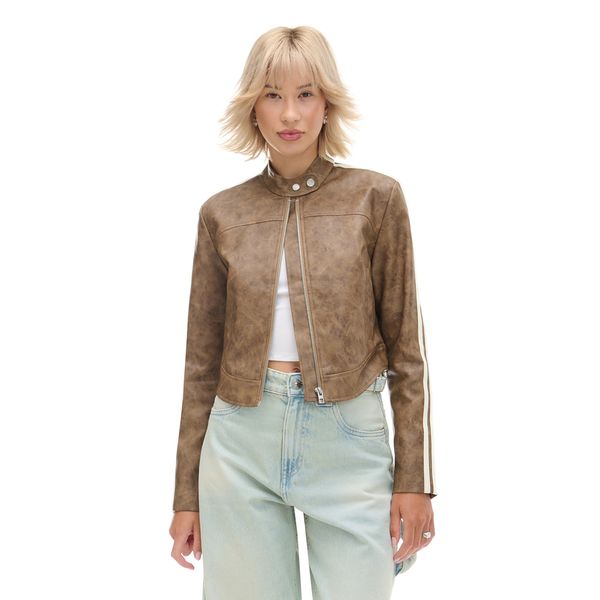 Cropp Cropp - Яке байкър - бежово