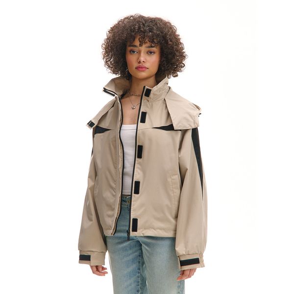 Cropp Cropp - Яке с качулка - бежово