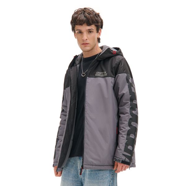 Cropp Cropp - Яке с качулка - тъмносиво