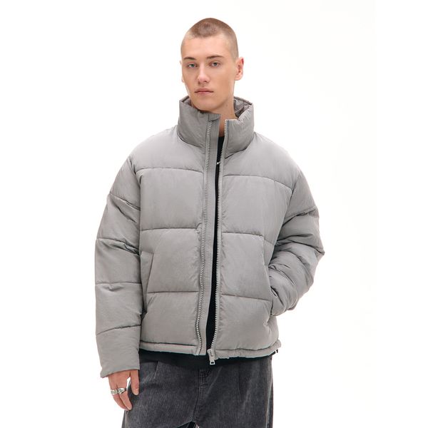 Cropp Cropp - Яке с висока яка - Светло сиво