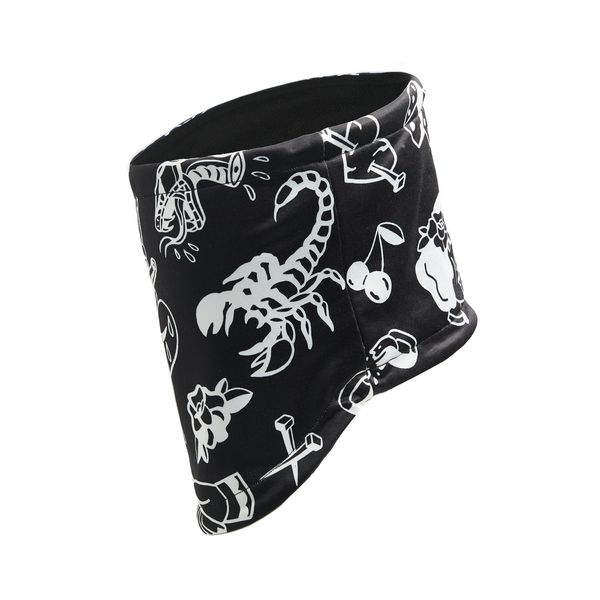 Cropp Cropp - Жарсено кръгъл шал - черeн