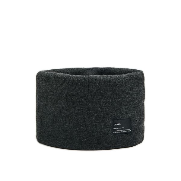 Cropp Cropp - Жарсено кръгъл шал - черeн