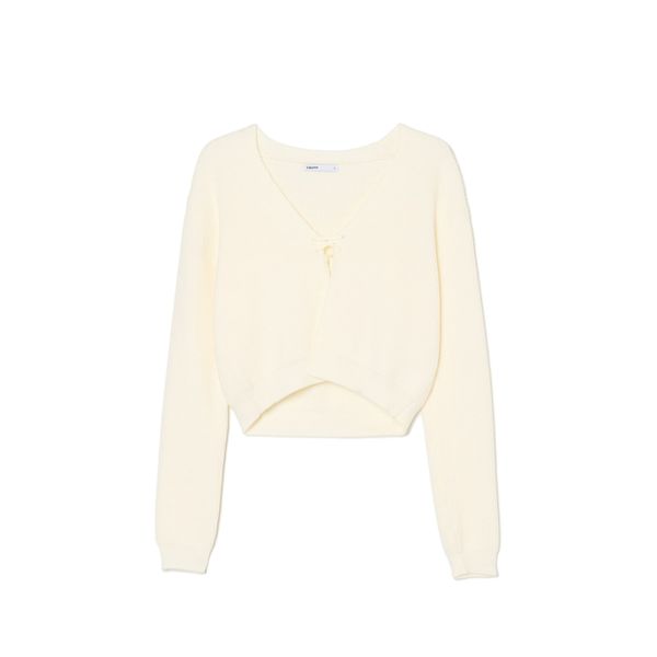 Cropp Cropp - Жилетка - кремаво