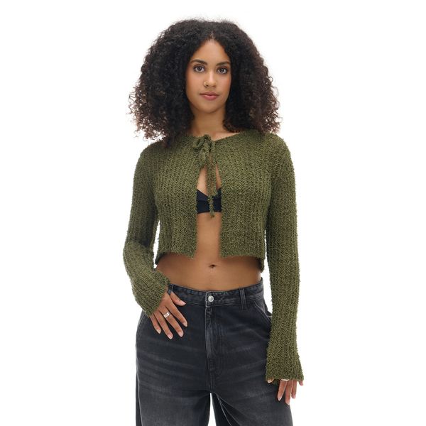 Cropp Cropp - Жилетка - пепелнозелено