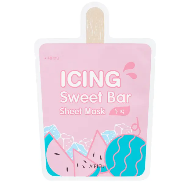 A `Pieu A'PIEU Icing Sweet Bar Sheet Mask (Watermelon)