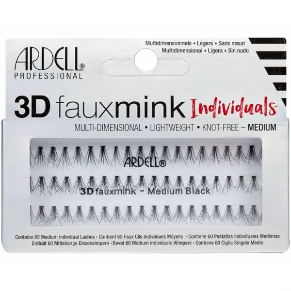 Ardell ARDELL Lashes 3D Faux Mink Individual Medium