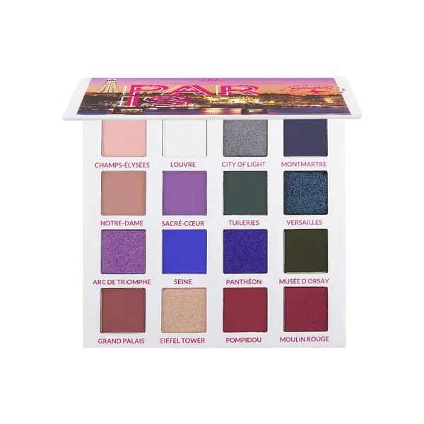 BH Cosmetics BH 16 Color Shadow Palette Passion in Paris