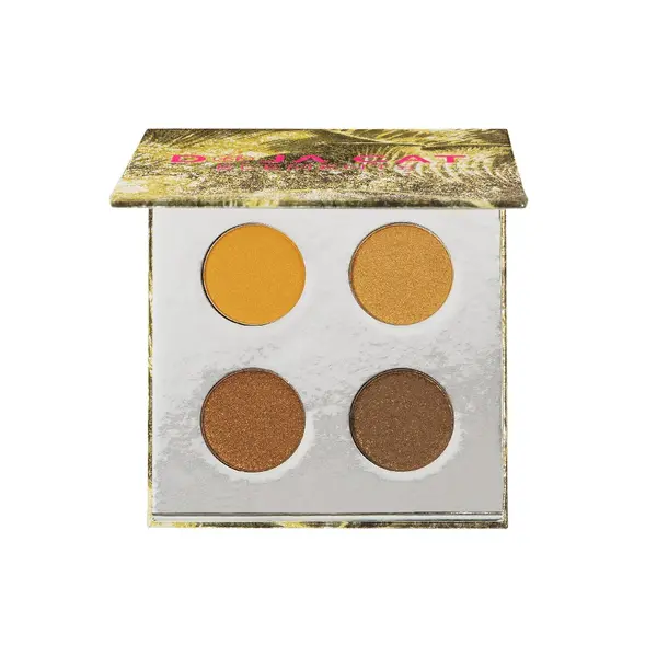 BH Cosmetics BH DOJA CAT 4 Color Mini Shadow Quad ELEMENTS Gold