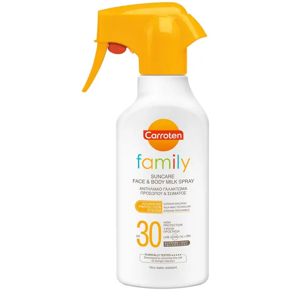 Carroten CARROTEN Family слънцезащитно мляко спрей SPF30