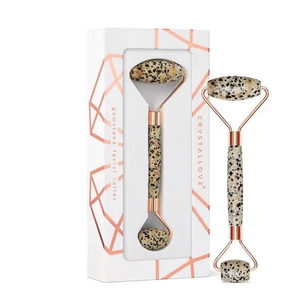 Crystallove CRYSTALLOVE Dalmatian Jasper Roller