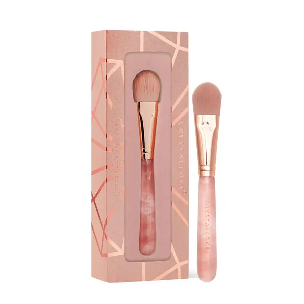Crystallove CRYSTALLOVE Rose Quartz Mask Brush