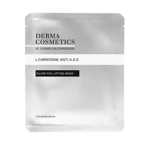 Dermacosmetics Dermacosmetics Dr. Susanne Von Schmiedeberg L-Carnosine Anti-A.G.E. Silver Foil Lifting Mask