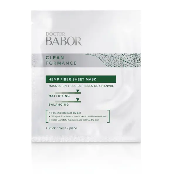 Babor Dr.BABOR Cleanformance Hemp Fiber Sheet Mask