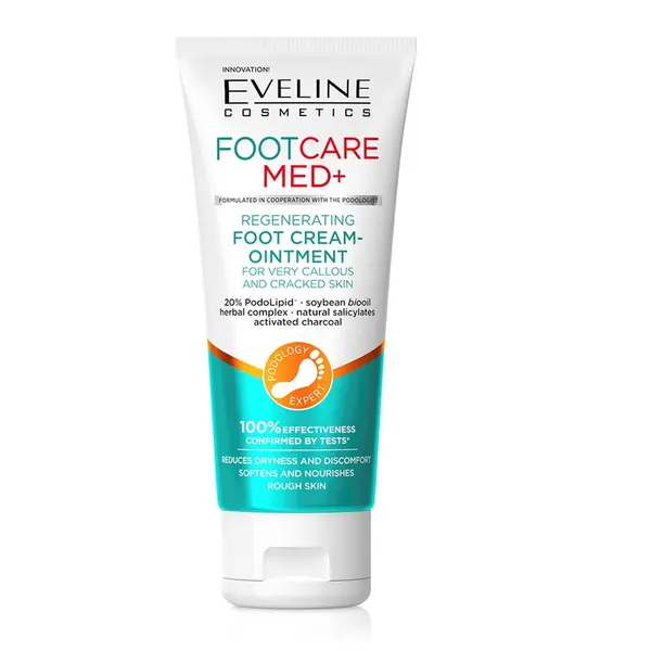 Eveline EVELINE Foot Care Med+ Крем-Мехлем За Много Суха, Груба И Напукана Кожа На Краката