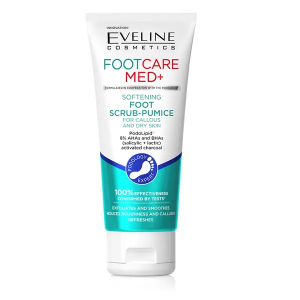 Eveline EVELINE Foot Care Med+ Омекотяващ Скраб-Пемза За Груба И Суха Кожа На Краката