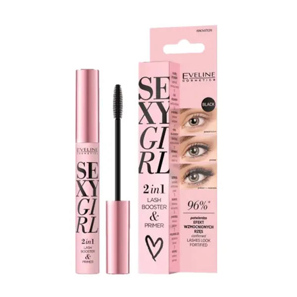 Eveline EVELINE Sexy Girl 2in1 Lash Booster and Primer Lash Primer-Conditioner