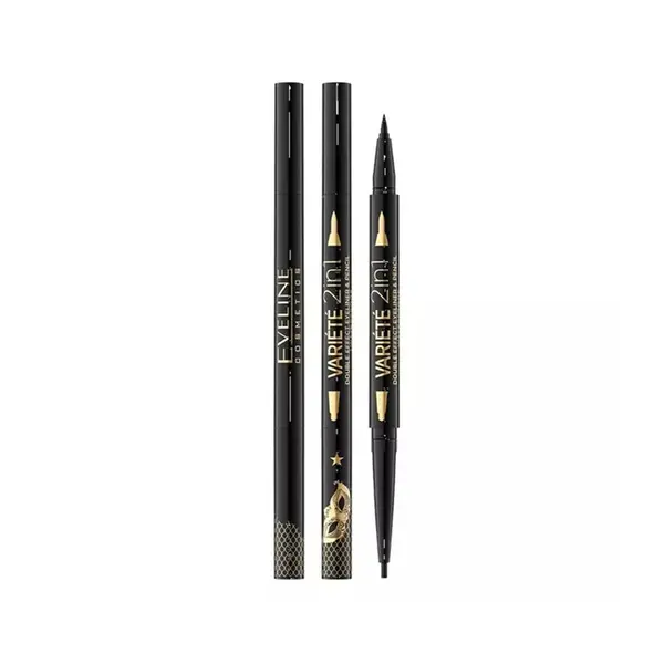 Eveline EVELINE Variete 2in1 Double Effect Eyeliner Pisaku i Kredka