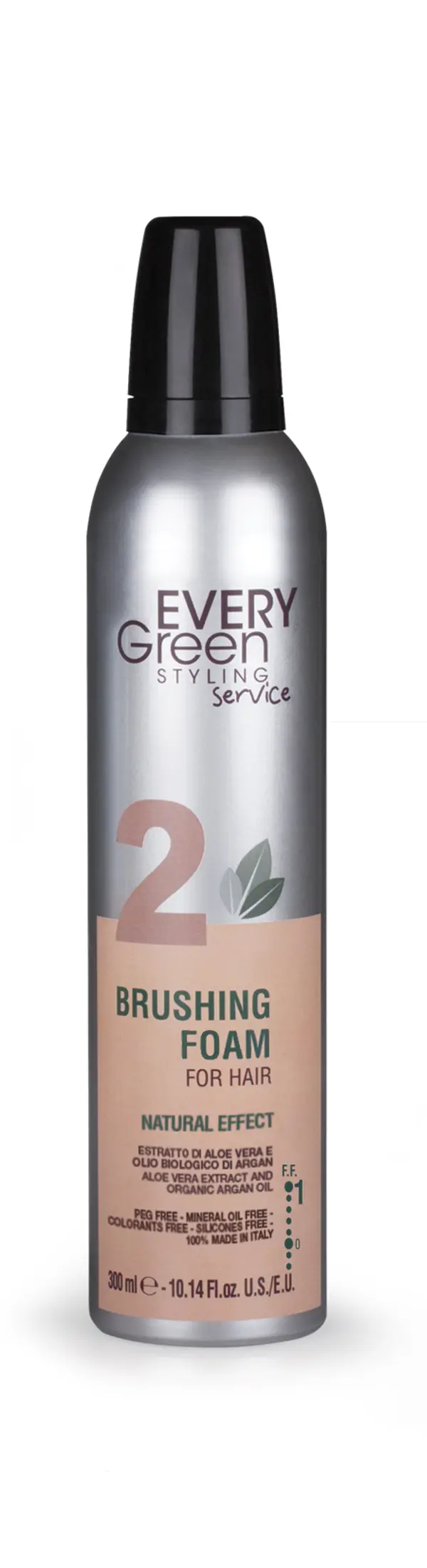 Every Green EVERY GREEN 2 Brushing Foam For Hair - Natural Effect - Ff1