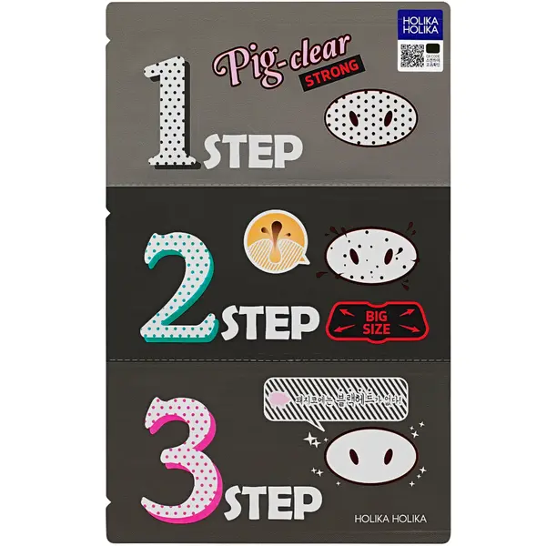 Holika Holika HOLIKA HOLIKA Pig Clear Blackhead 3-Step Kit (Strong)