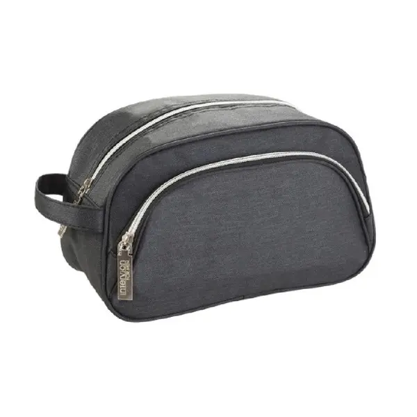 Intervion INTERVION Cosmetic Bag Dark Grey