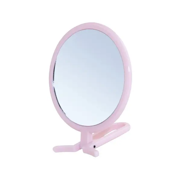 Intervion INTERVION Cosmetic Mirror With Handle Pink