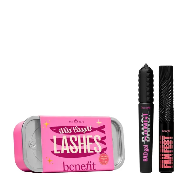 Benefit Cosmetics КОМПЛЕКТ BENEFIT COSMETICS Wild Caught Lashes - Full Size Mascara Duo Christmas Beauty Set