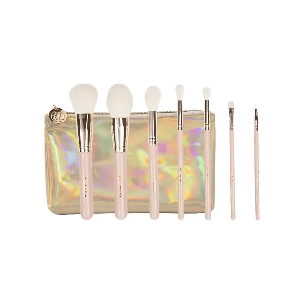 BH Cosmetics КОМПЛЕКТ BH  7 Piece Face & Eye Brush Set with Bag  Travel Series