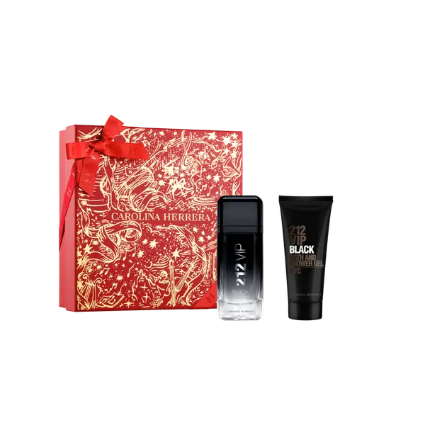 Carolina Herrera КОМПЛЕКТ CAROLINA HERRERA 212 Vip Black + Shower Gel