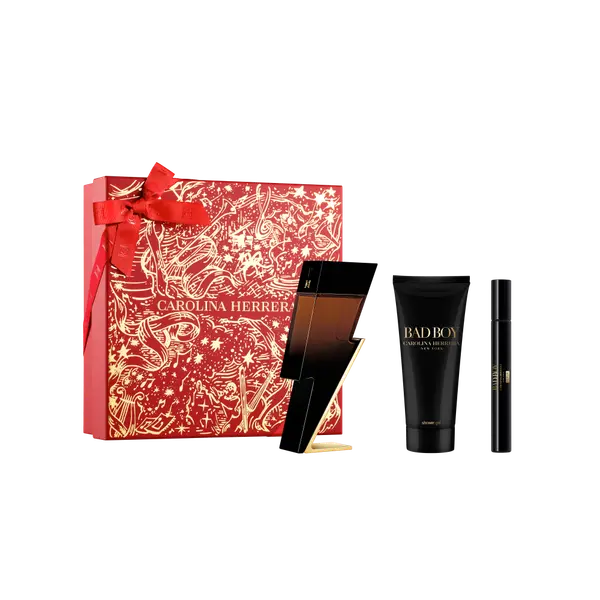 Carolina Herrera КОМПЛЕКТ CAROLINA HERRERA Bad Boy Elixir + Shower Gel + Spray