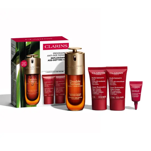 Clarins КОМПЛЕКТ CLARINS Double Serum & Super Restorative. Youthfulness programme.
