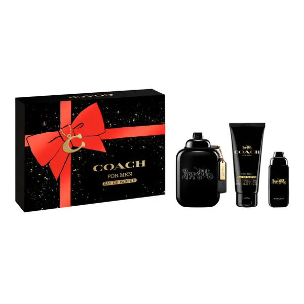 Coach КОМПЛЕКТ COACH For Men Eau De Parfum + Travel Spray + Shower Gel