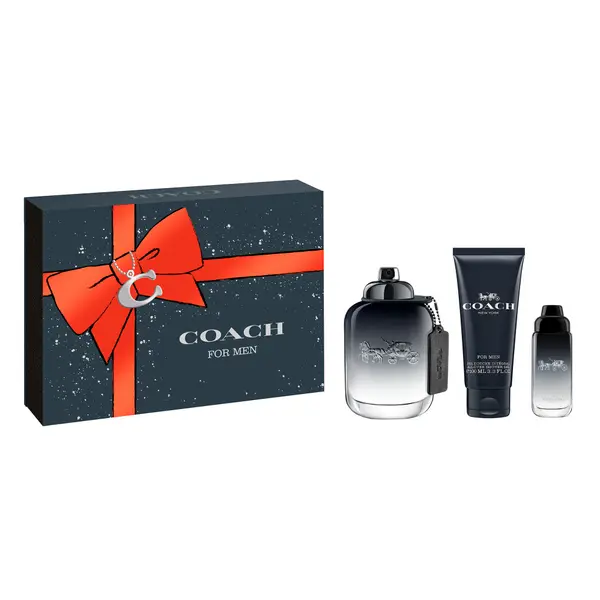 Coach КОМПЛЕКТ COACH Men Eau De Toilette + Travel Spray + Shower Gel