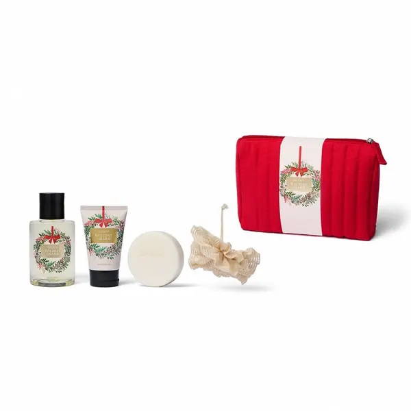 DOUGLAS SEASONAL КОМПЛЕКТ DOUGLAS Holiday Charm Red Pouch Set