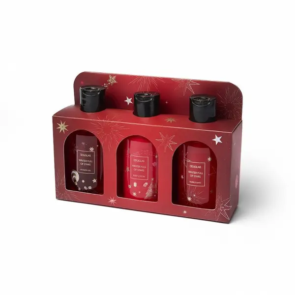 DOUGLAS SEASONAL КОМПЛЕКТ DOUGLAS Winter Stars Bath Bottle Set