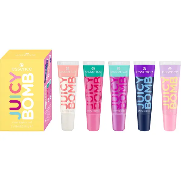 Essence КОМПЛЕКТ ESSENCE Juicy Bomb Lip Gloss Set