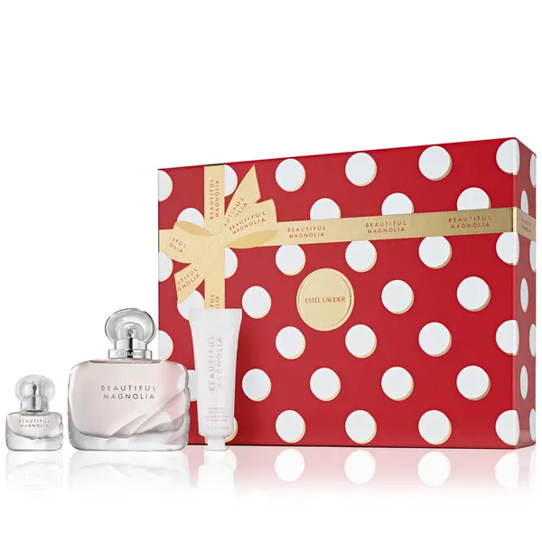 Estee Lauder КОМПЛЕКТ ESTEE LAUDER Unwrap Inspiration Beautiful Magnolia Favorites Trio