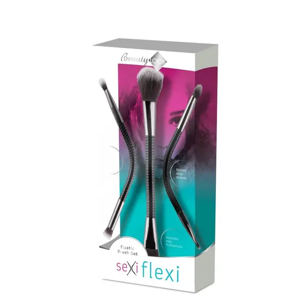 Intervion КОМПЛЕКТ INTERVION Четки За Грим 415406 Flexi Bl