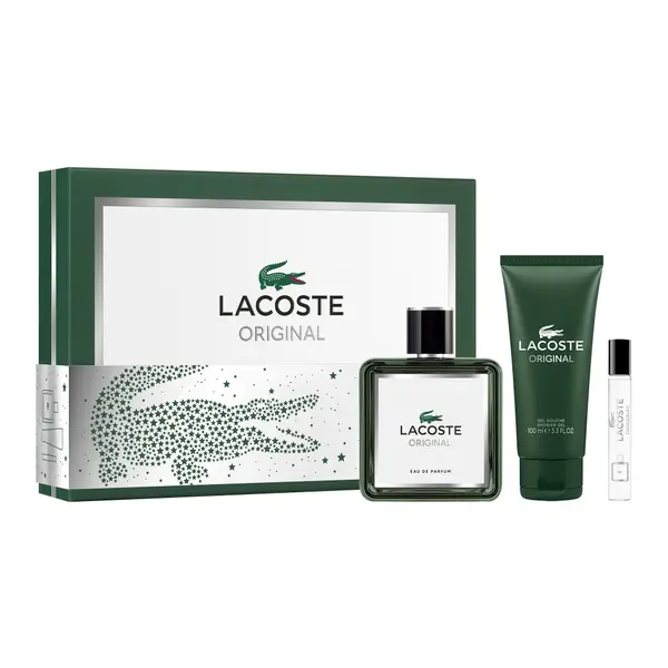 Lacoste КОМПЛЕКТ LACOSTE Original Eau De Parfum + Travel Spray + Shower Gel