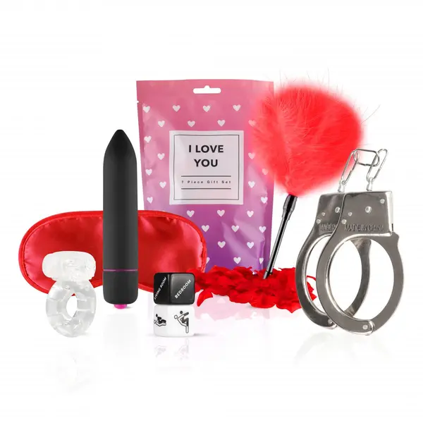 One-dc КОМПЛЕКТ LoveBoxxx Erotic Giftset - I Love You