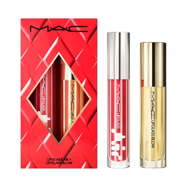 MAC КОМПЛЕКТ MAC Blowing Air Kisses Glossy Lips Duo