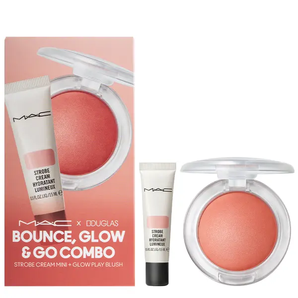 MAC КОМПЛЕКТ MAC Glow Play Blush + Strobe Cream Mini