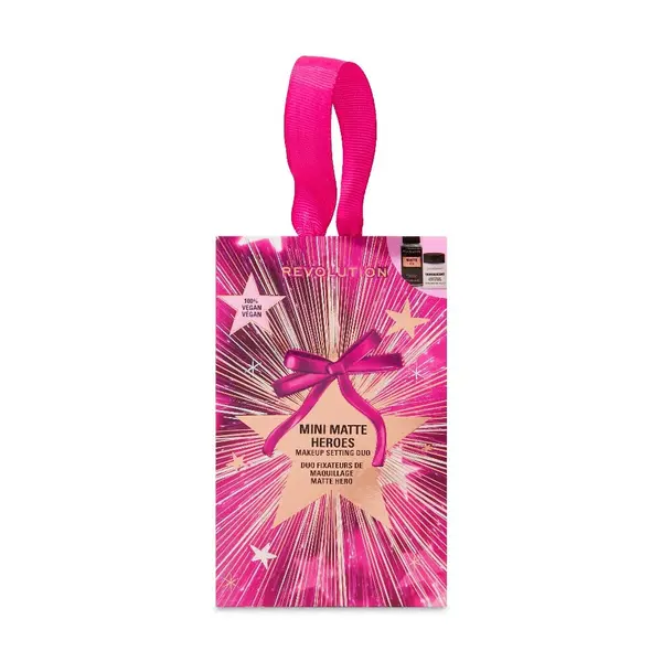Makeup Revolution КОМПЛЕКТ MAKE UP REVOLUTION Mini Matte Heroes Makeup Setting Duo