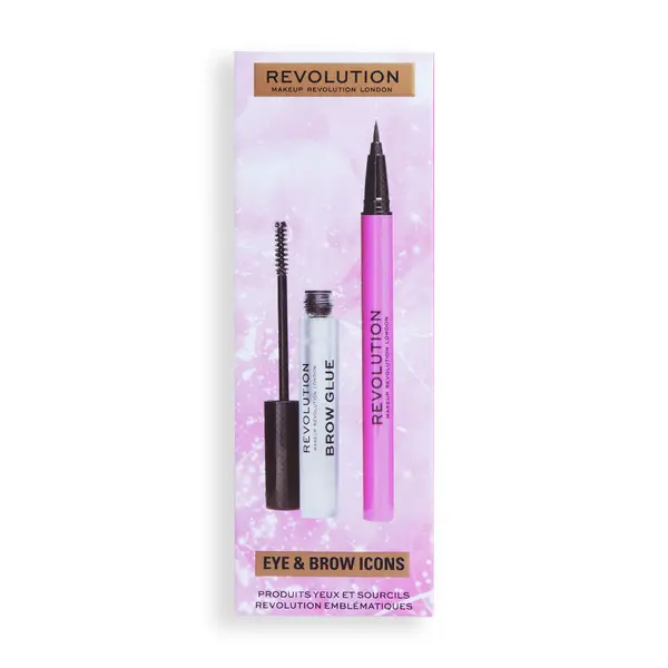 Makeup Revolution КОМПЛЕКТ  Makeup Revolution Eye & Brow Icons Gift Set