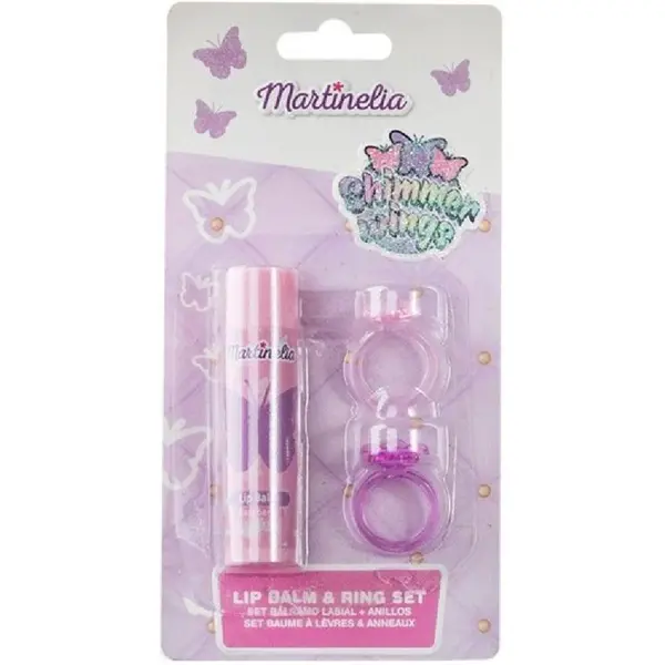 Martinelia КОМПЛЕКТ MARTINELIA Shimmer Wings Lip Balm&Rings Set