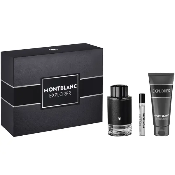 Montblanc КОМПЛЕКТ MONTBLANC Explorer Eau De Parfum + Travel Spray + Shower Gel