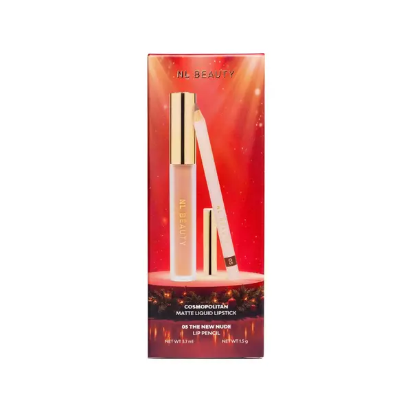 NL Beauty КОМПЛЕКТ NL BEAUTY Lip Kit Christmas Lip Pencil 01 + Ibiza