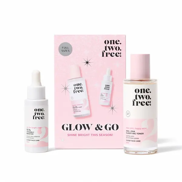 One.Two.Free КОМПЛЕКТ ONE, TWO, FREE! Glow + Go Duo Set
